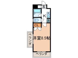 ヴィヴァーチェ浅川の物件間取画像